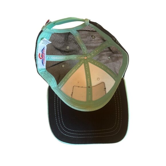 Colorado Limited Mesh Trucker Hat  Green Brim & White Front - Picture 4 of 6